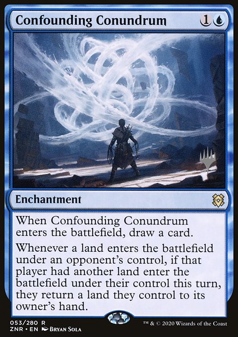Confounding Conundrum, Zendikar Rising Promos #53p, Magic: The Gathering card