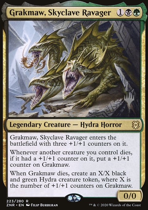 Grakmaw, Skyclave Ravager, Zendikar Rising Promos #223p, Magic: The Gathering card