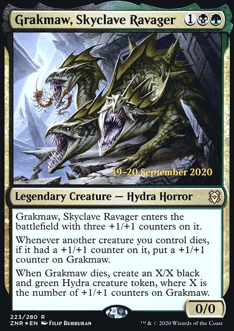 Grakmaw, Skyclave Ravager, Zendikar Rising Promos #223s, Magic: The Gathering card