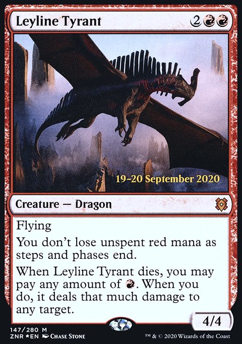 Leyline Tyrant, Zendikar Rising Promos #147s, Magic: The Gathering card