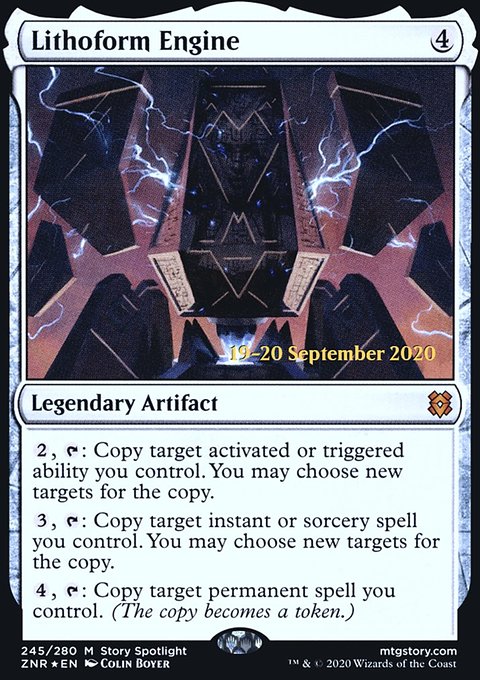 Lithoform Engine, Zendikar Rising Promos #245s, Magic: The Gathering card