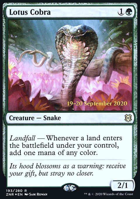 Lotus Cobra, Zendikar Rising Promos #193s, Magic: The Gathering card