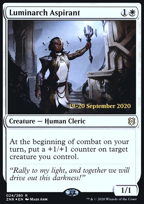 Luminarch Aspirant, Zendikar Rising Promos #24s, Magic: The Gathering card