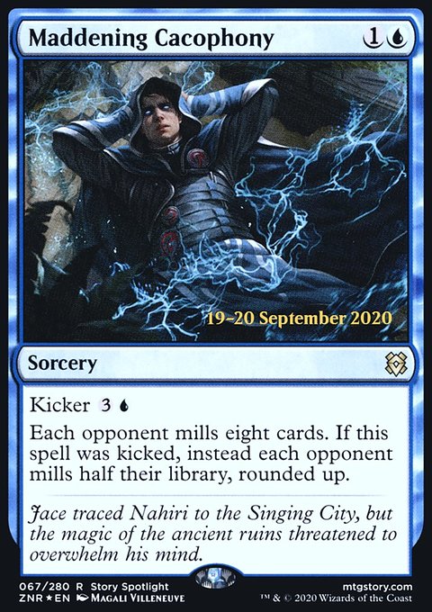 Maddening Cacophony, Zendikar Rising Promos #67s, Magic: The Gathering card