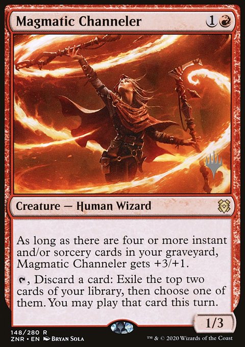 Magmatic Channeler, Zendikar Rising Promos #148p, Magic: The Gathering card
