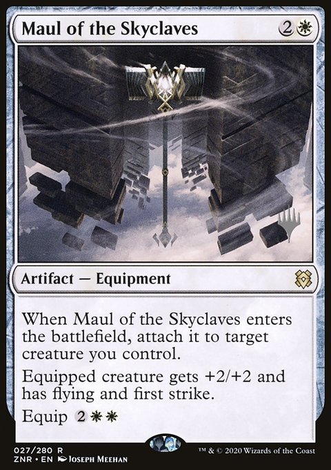 Maul of the Skyclaves, Zendikar Rising Promos #27p, Magic: The Gathering card