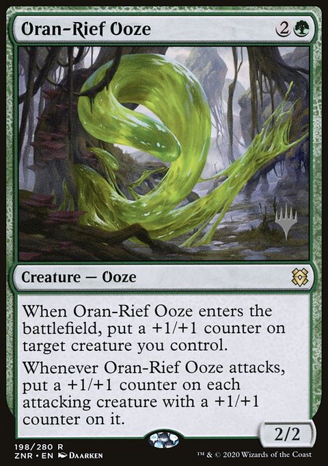 Oran-Rief Ooze, Zendikar Rising Promos #198p, Magic: The Gathering card