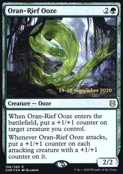 Oran-Rief Ooze, Zendikar Rising Promos #198s, Magic: The Gathering card