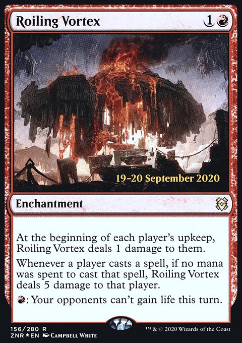 Roiling Vortex, Zendikar Rising Promos #156s, Magic: The Gathering card