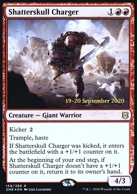 Shatterskull Charger, Zendikar Rising Promos #159s, Magic: The Gathering card