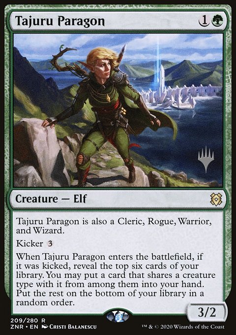 Tajuru Paragon, Zendikar Rising Promos #209p, Magic: The Gathering card