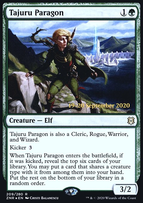 Tajuru Paragon, Zendikar Rising Promos #209s, Magic: The Gathering card