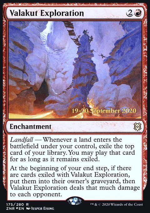 Valakut Exploration, Zendikar Rising Promos #175s, Magic: The Gathering card