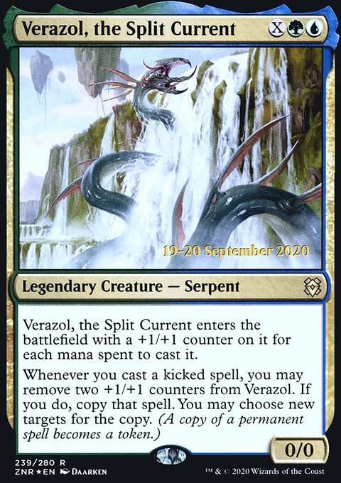 Verazol, the Split Current, Zendikar Rising Promos #239s, Magic: The Gathering card
