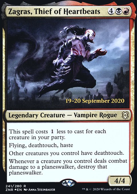 Zagras, Thief of Heartbeats, Zendikar Rising Promos #241s, Magic: The Gathering card