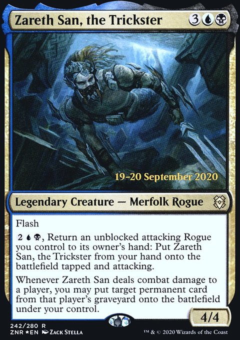 Zareth San, the Trickster, Zendikar Rising Promos #242s, Magic: The Gathering card