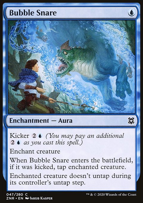 Bubble Snare, Zendikar Rising #47, Magic: The Gathering card