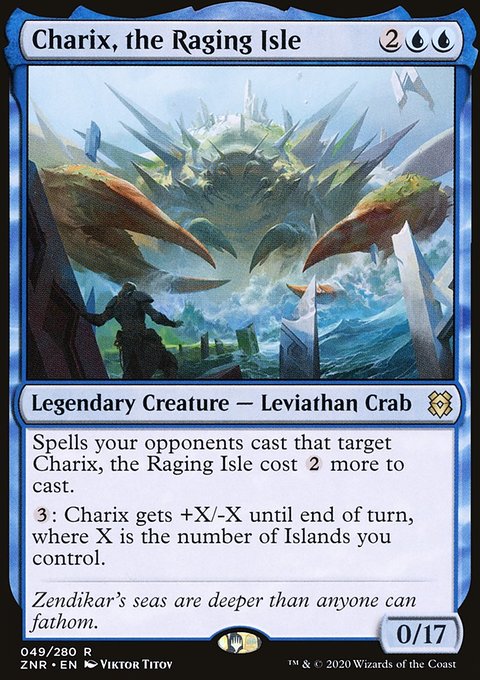 Charix, the Raging Isle, Zendikar Rising #49, Magic: The Gathering card