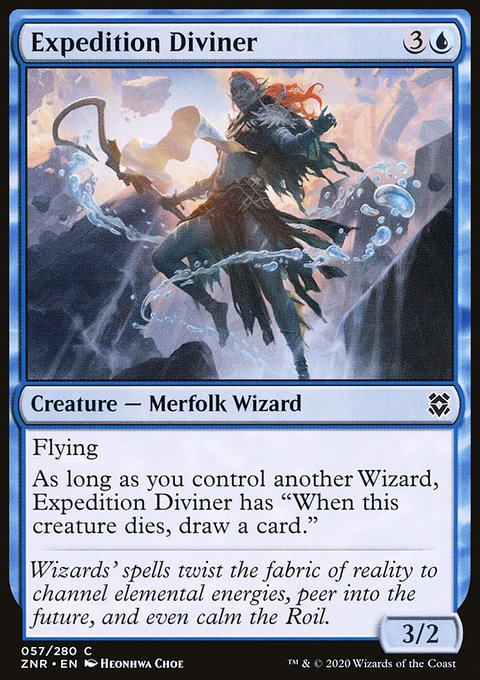 Expedition Diviner, Zendikar Rising #57, Magic: The Gathering card