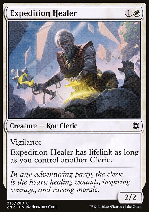 Expedition Healer, Zendikar Rising #13, Magic: The Gathering card