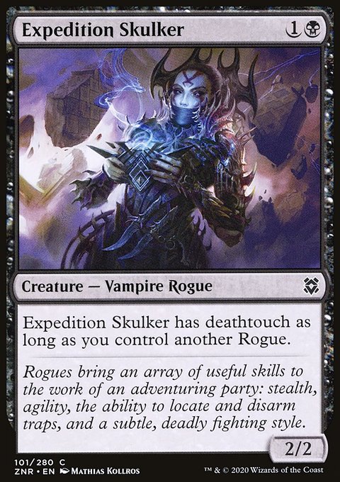 Expedition Skulker, Zendikar Rising #101, Magic: The Gathering card