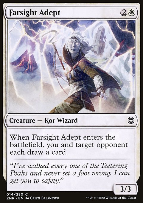 Farsight Adept, Zendikar Rising #14, Magic: The Gathering card