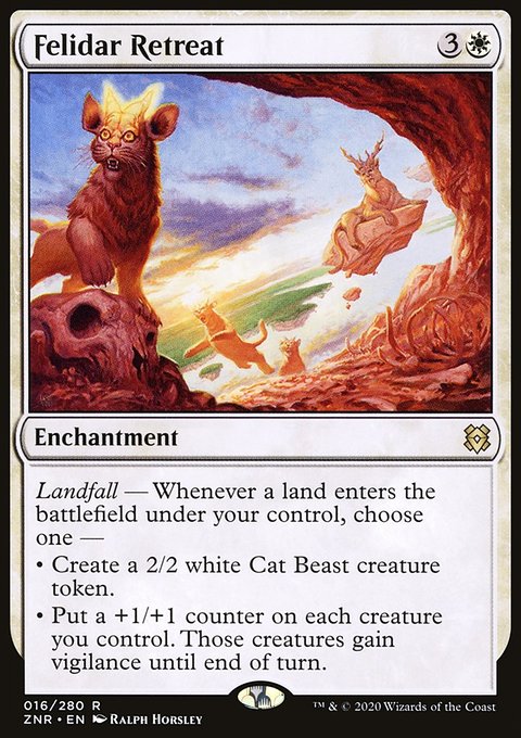 Felidar Retreat, Zendikar Rising #16, Magic: The Gathering card