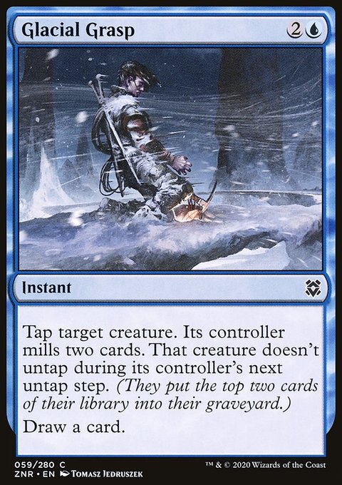 Glacial Grasp, Zendikar Rising #59, Magic: The Gathering card