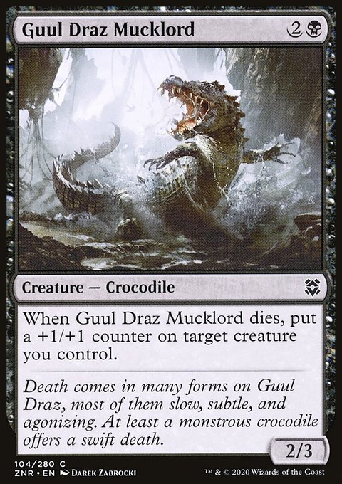 Guul Draz Mucklord, Zendikar Rising #104, Magic: The Gathering card