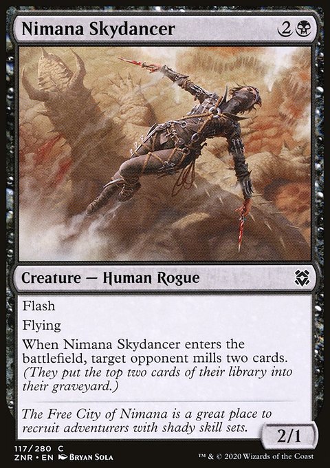 Nimana Skydancer, Zendikar Rising #117, Magic: The Gathering card