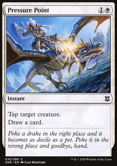 Pressure Point, Zendikar Rising #33, Magic: The Gathering card