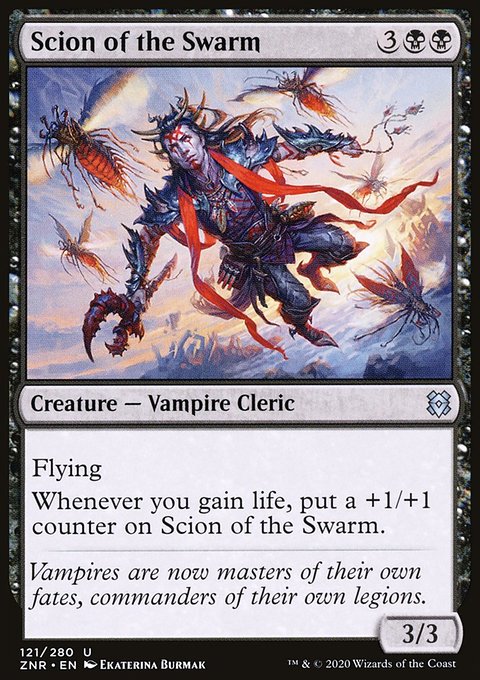 Scion of the Swarm, Zendikar Rising #121, Magic: The Gathering card