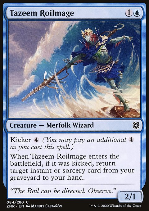 Tazeem Roilmage, Zendikar Rising #84, Magic: The Gathering card