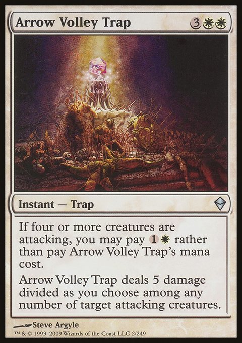 Arrow Volley Trap, Zendikar #2, Magic: The Gathering card