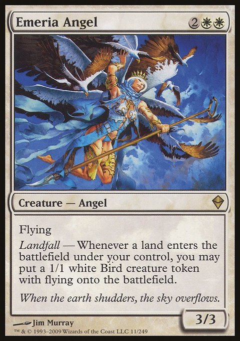 Emeria Angel, Zendikar #11, Magic: The Gathering card