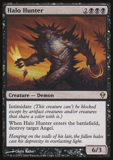 Halo Hunter, Zendikar #96, Magic: The Gathering card