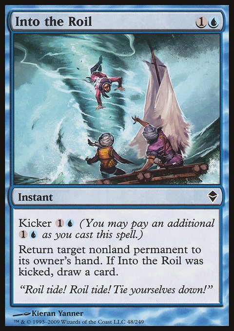 Into the Roil, Zendikar #48, Magic: The Gathering card