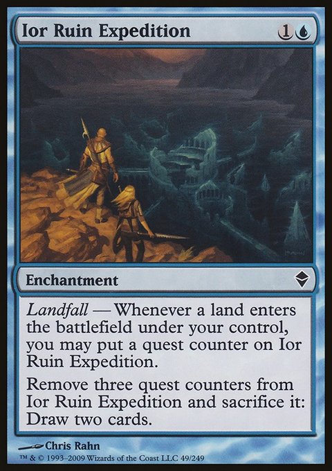 Ior Ruin Expedition, Zendikar #49, Magic: The Gathering card
