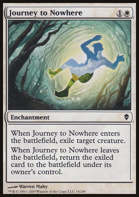 Journey to Nowhere, Zendikar #14, Magic: The Gathering card