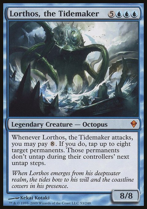 Lorthos, the Tidemaker, Zendikar #53, Magic: The Gathering card