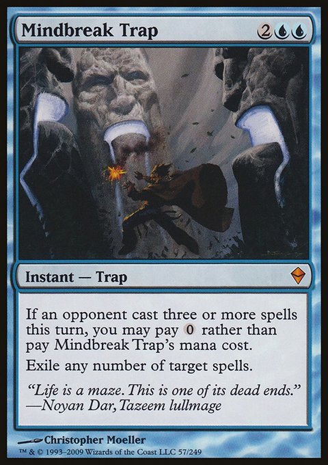Mindbreak Trap, Zendikar #57, Magic: The Gathering card