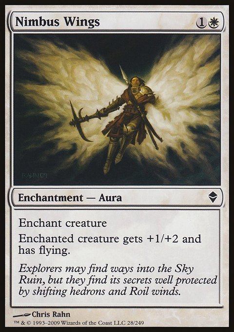 Nimbus Wings, Zendikar #28, Magic: The Gathering card