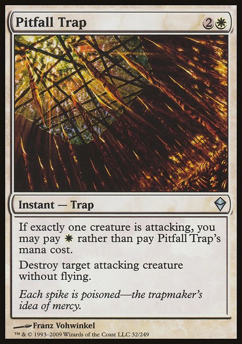 Pitfall Trap, Zendikar #32, Magic: The Gathering card