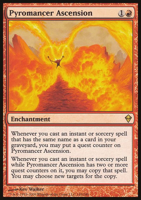 Pyromancer Ascension, Zendikar #143, Magic: The Gathering card
