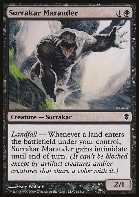 Surrakar Marauder, Zendikar #113, Magic: The Gathering card