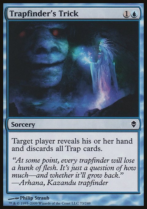 Trapfinder's Trick, Zendikar #73, Magic: The Gathering card