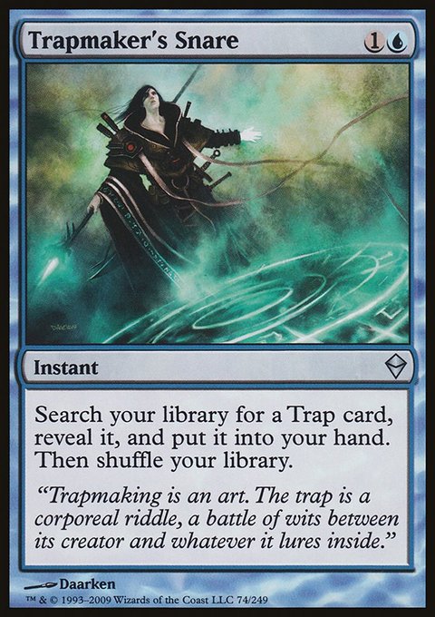 Trapmaker's Snare, Zendikar #74, Magic: The Gathering card