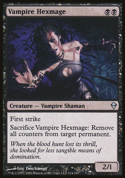 Vampire Hexmage, Zendikar #114, Magic: The Gathering card
