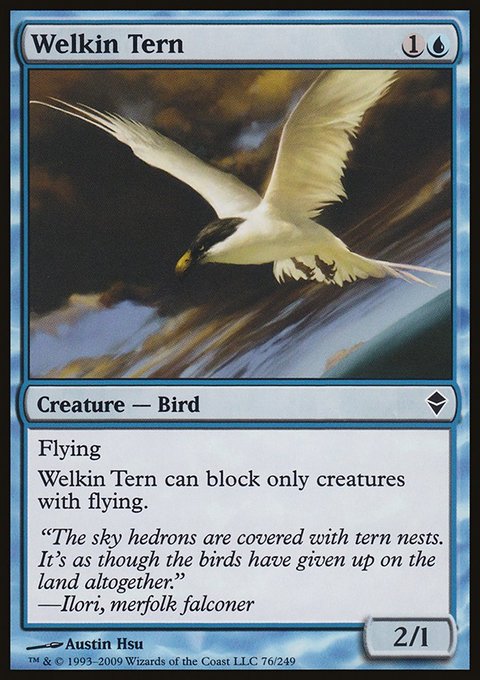 Welkin Tern, Zendikar #76, Magic: The Gathering card