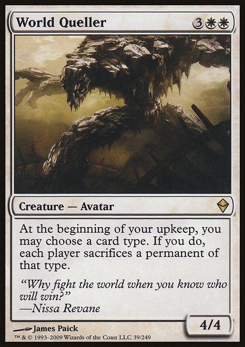 World Queller, Zendikar #39, Magic: The Gathering card